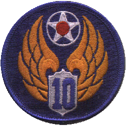 Image of 10th Air Force patch